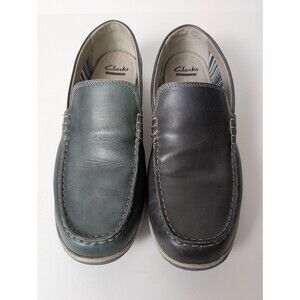 Clarks Sailview Step Men's Slip On Nubuck Leather Blue 10.5 M Blue (2 Colors)!